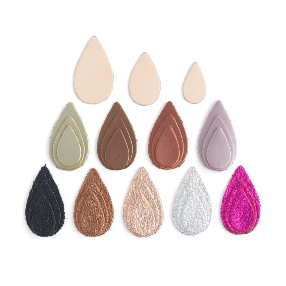 Tandy Leather Mini Formes goutte eau cuir Mirage Lina x60
