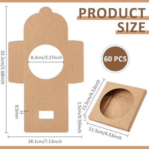 BENECREAT Boîte Cadeau Fenêtre 115x115mm Savon