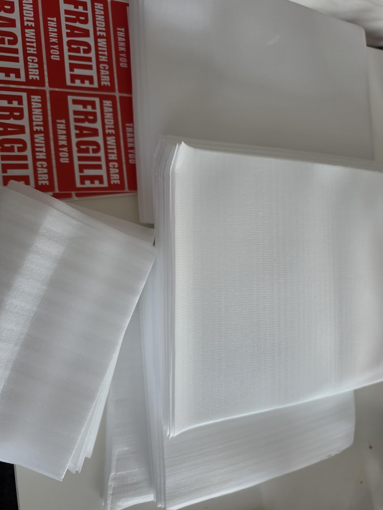BENECREAT pochettes mousse calage fragile 5 tailles 240 pcs