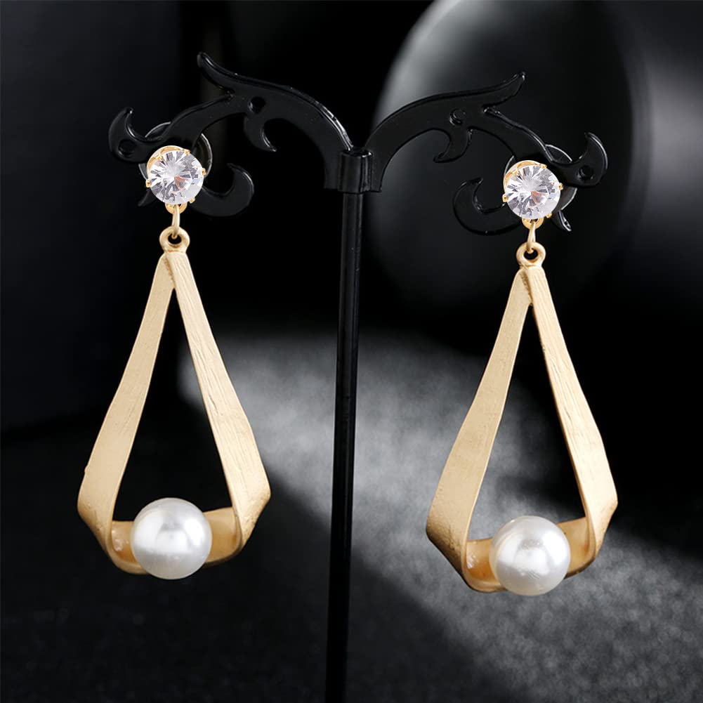BENECREAT Clous d’oreilles plaqué or 14K zircon 12 paires