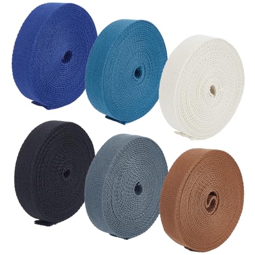 BENECREAT Sangles polyester 25mm gris 6 rouleaux 30m