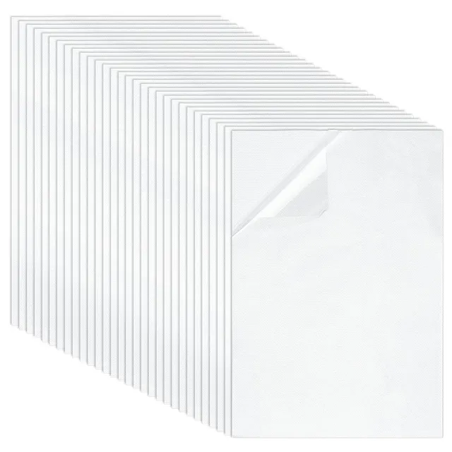 BENECREAT Papier Transfert Strass Hotfix 30x20cm Lot 30