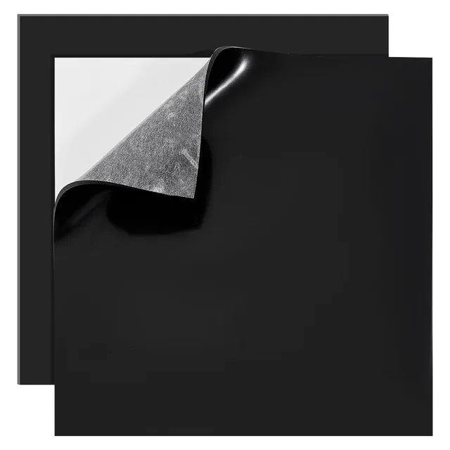 BENECREAT Feuille Silicone Noire 300x300x3mm 2pcs Joint