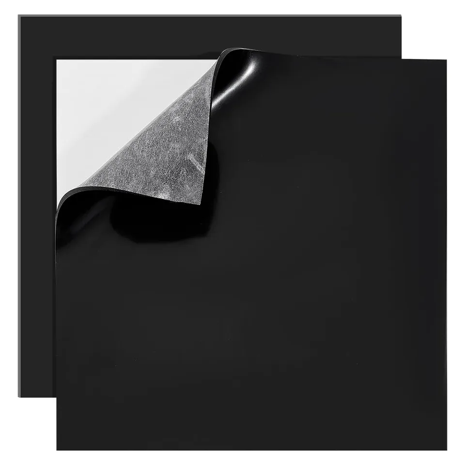 BENECREAT Feuille Silicone Noire 300x300x3mm 2pcs Joint
