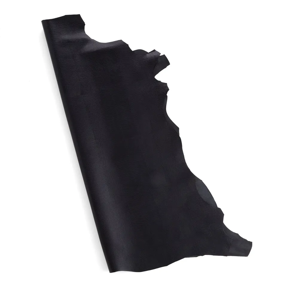 Tandy Leather petite peau chèvre lézard noir 1-3 oz