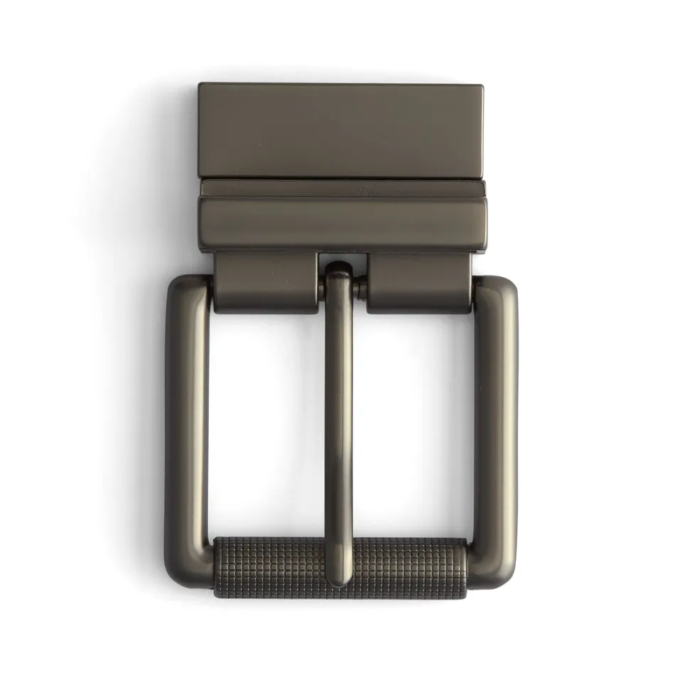 Tandy Leather Boucle réversible boucle 38 mm noir mat