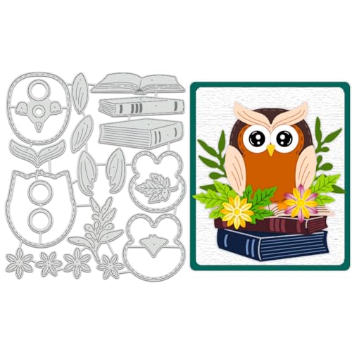 BENECREAT Hibou Livre Matrice de Découpe Carterie Acier