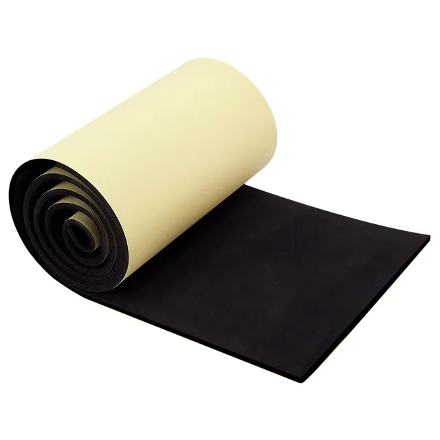 BENECREAT Rouleau Mousse EVA Adhésive Noire 2m 7mm