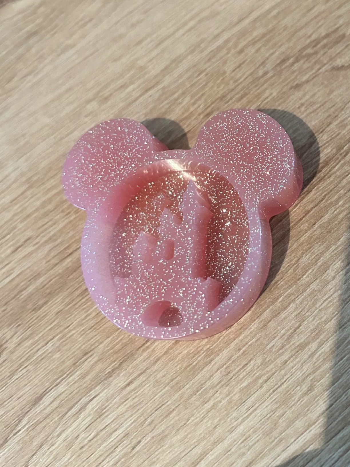 Cayway moule silicone tête souris 2 pcs bijoux paillettes