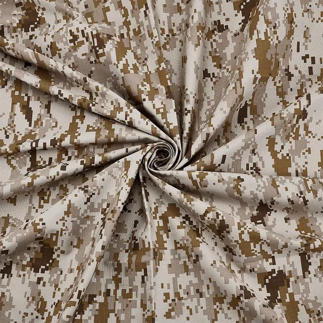 BENECREAT tissu camouflage désert polyester 200x160cm sable
