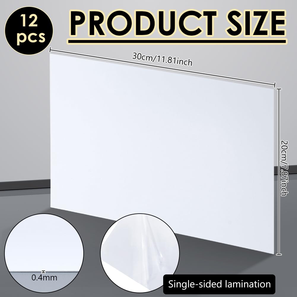 BENECREAT plaques alu sublimation 30x20 cm x12