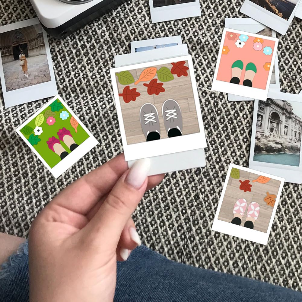 BENECREAT cadre photo dies scrapbooking chaussures feuilles
