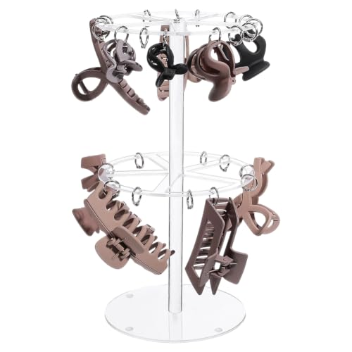 BENECREAT Organisateur Pinces Cheveux Acrylique 2 Niveaux
