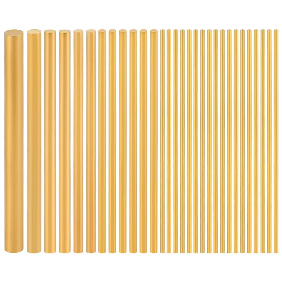 BENECREAT tige laiton brute ronde 30 pcs 100 mm