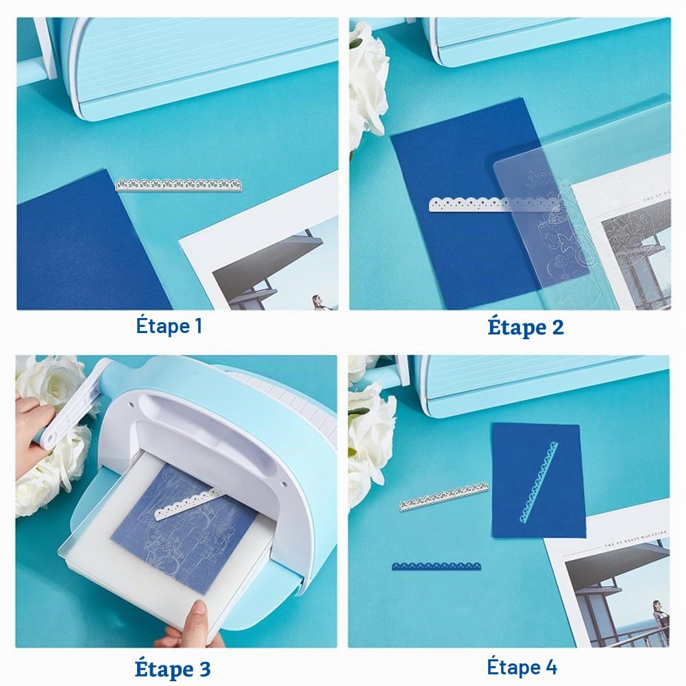 BENECREAT Dies Découpe Dentelle Bordure 2 Pcs