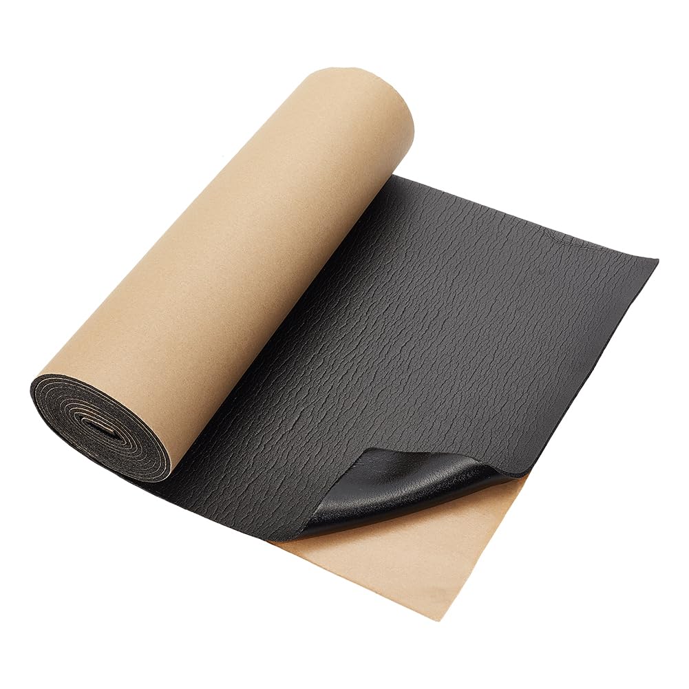 BENECREAT Rouleau Mousse EVA Autocollante 200x30cm 2mm Noir