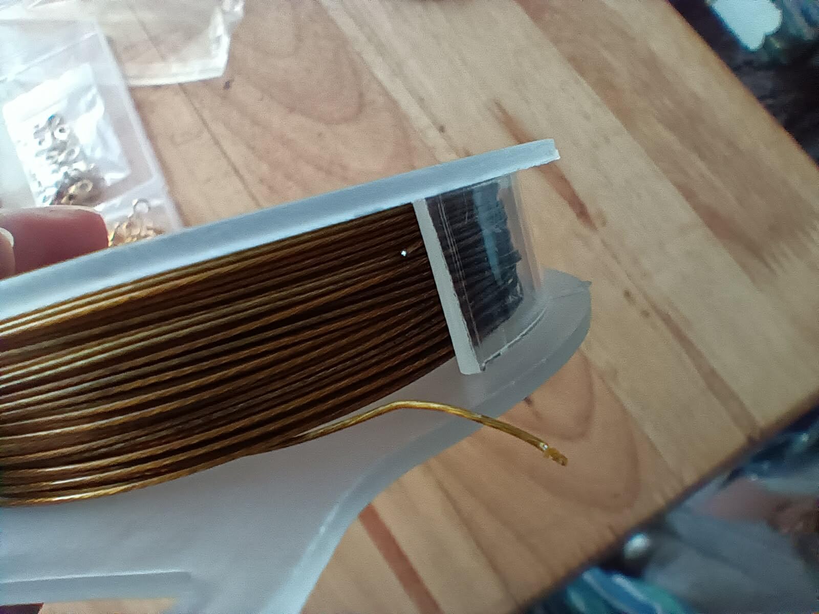 BENECREAT Kit fil acier 0,5mm 30m fermoirs dorés 520 pcs