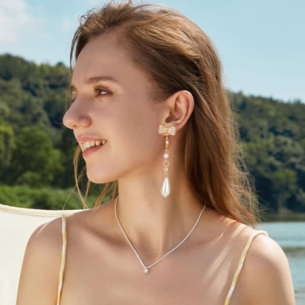 BENECREAT Clous boucle d'oreille zircon or 14K lot 8 doré