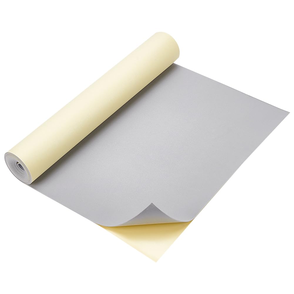 BENECREAT noir mousse EVA autocollante 5mm 21x30cm 6 pcs