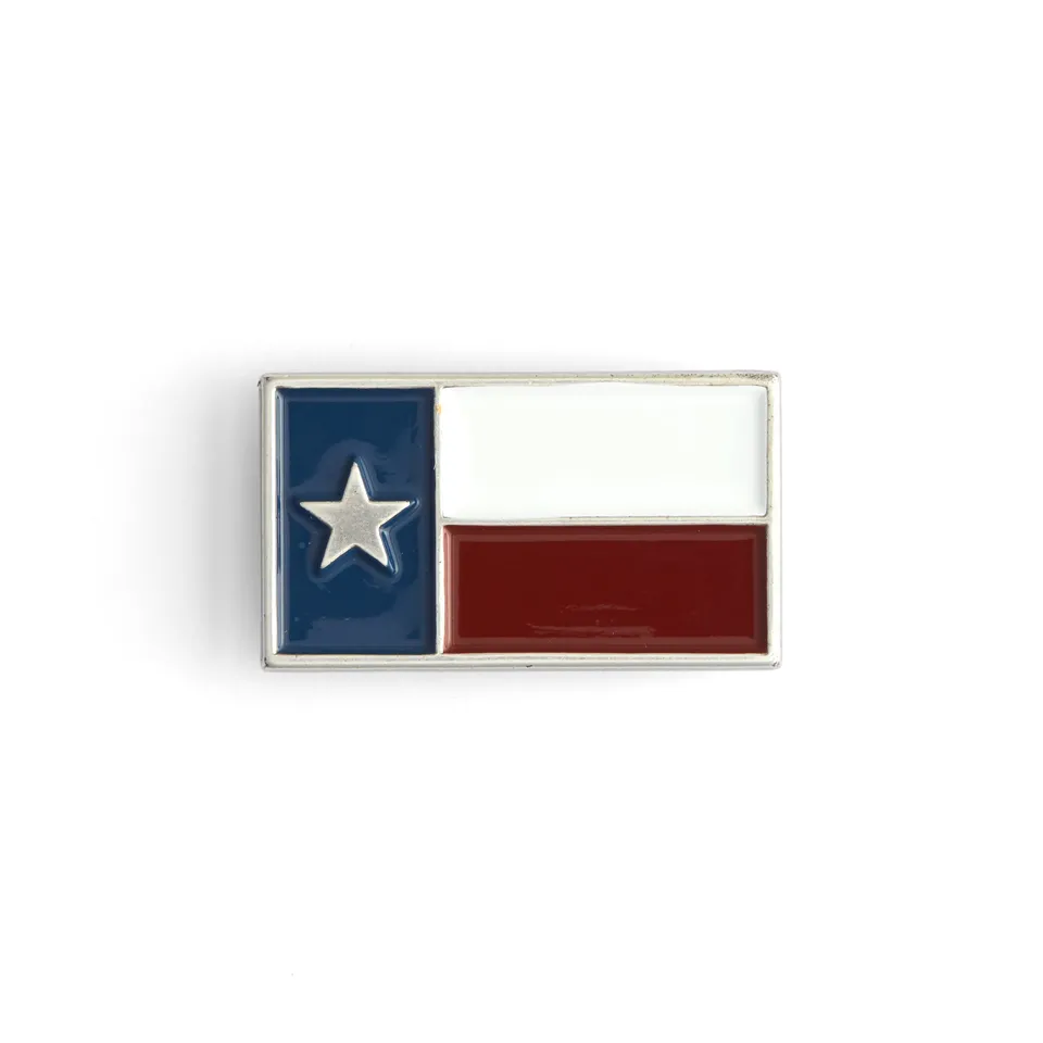 Tandy Leather Texas concho métal drapeau vissé 37,5 mm
