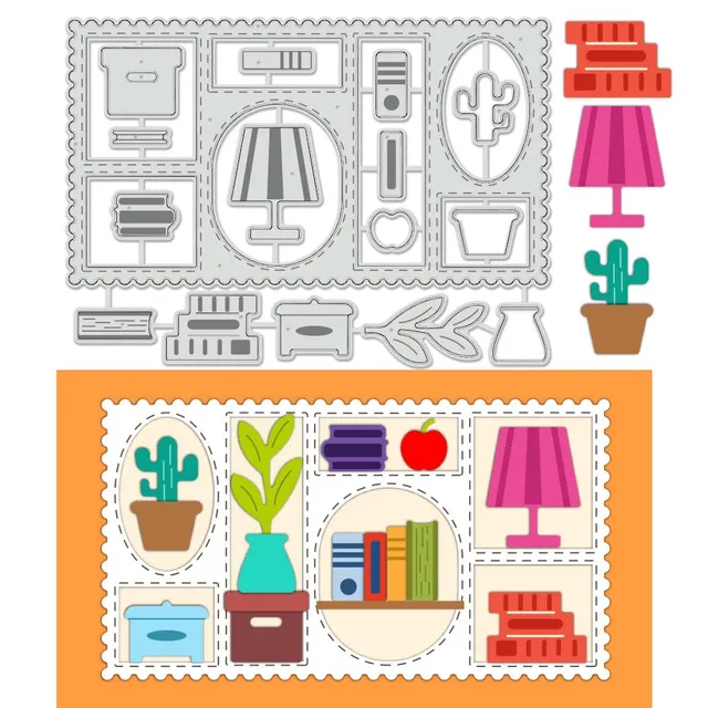 BENECREAT Postal matrice de découpe métal timbres enveloppe