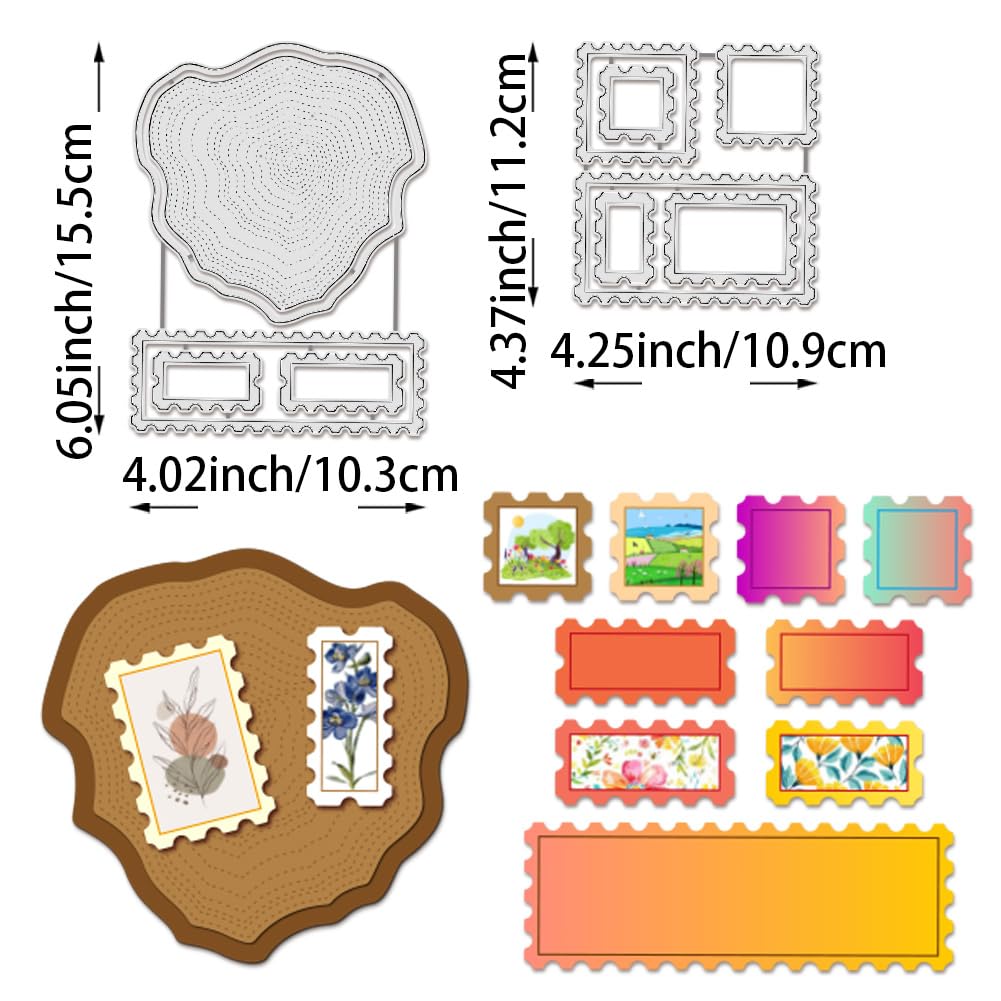 BENECREAT Dies bordure timbre 2 pcs matrice dentelle