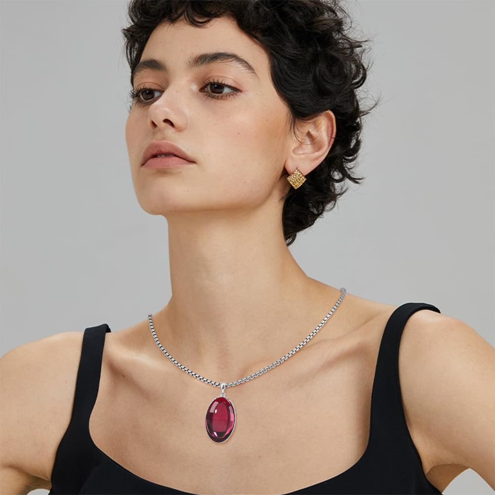 BENECREAT Support Pendentif Argent 925 Couronne Ovale 23x14mm