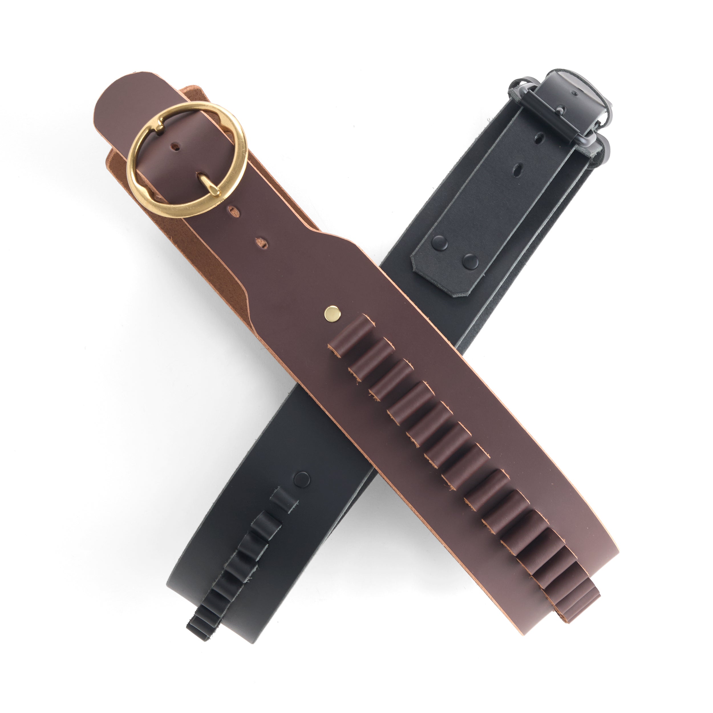 Tandy Patron papier ceinture munitions pistolero cuir