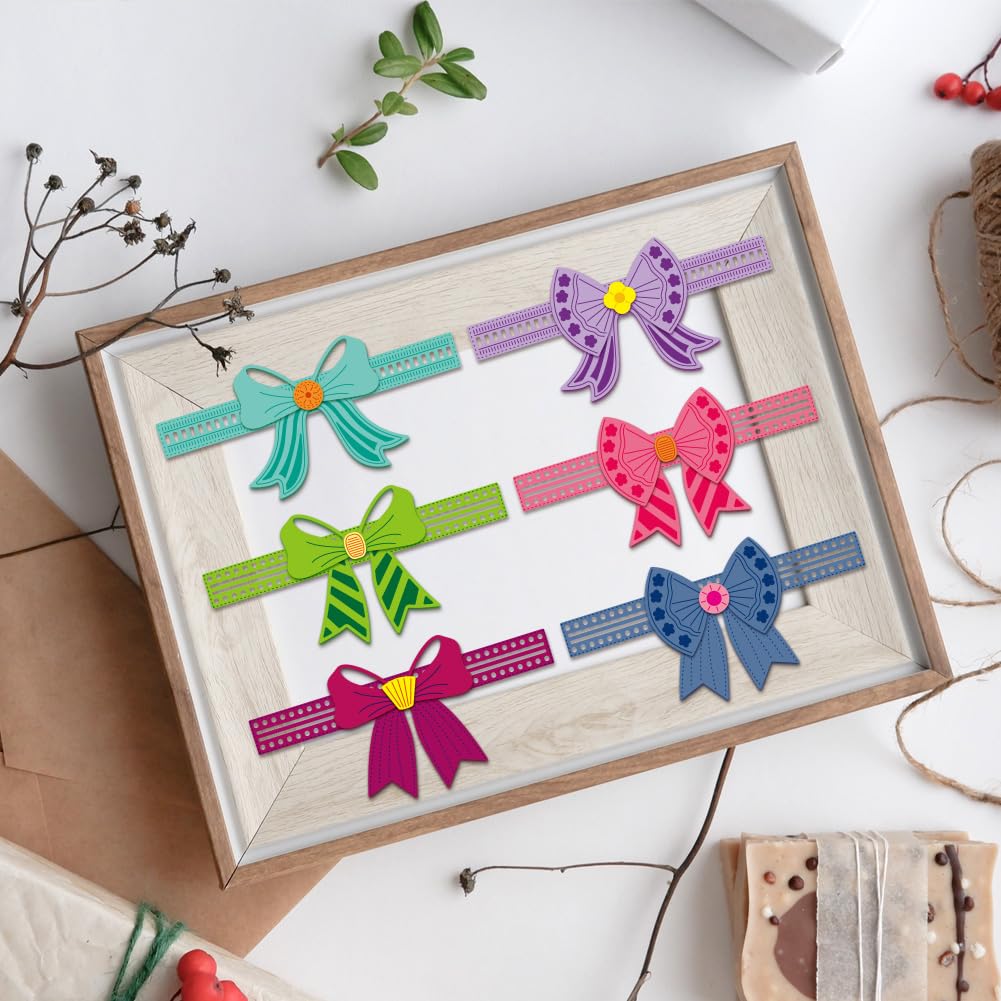 BENECREAT Nœud Ruban matrice de découpe scrapbooking bordure acier
