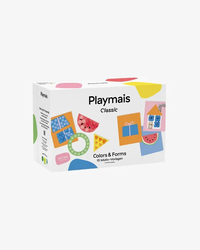 Playmaïs Classic Colors & Forms jeu créatif couleurs