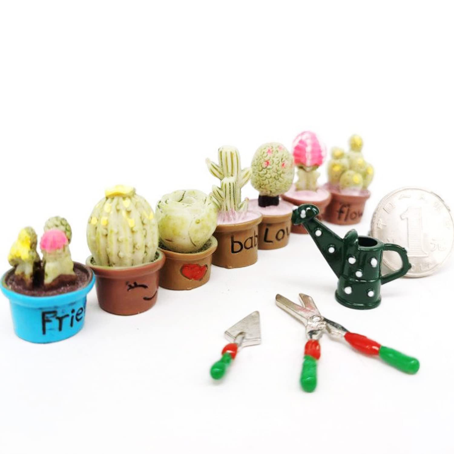 Cayway Accessoires Jardin Miniature Maison Lot 16