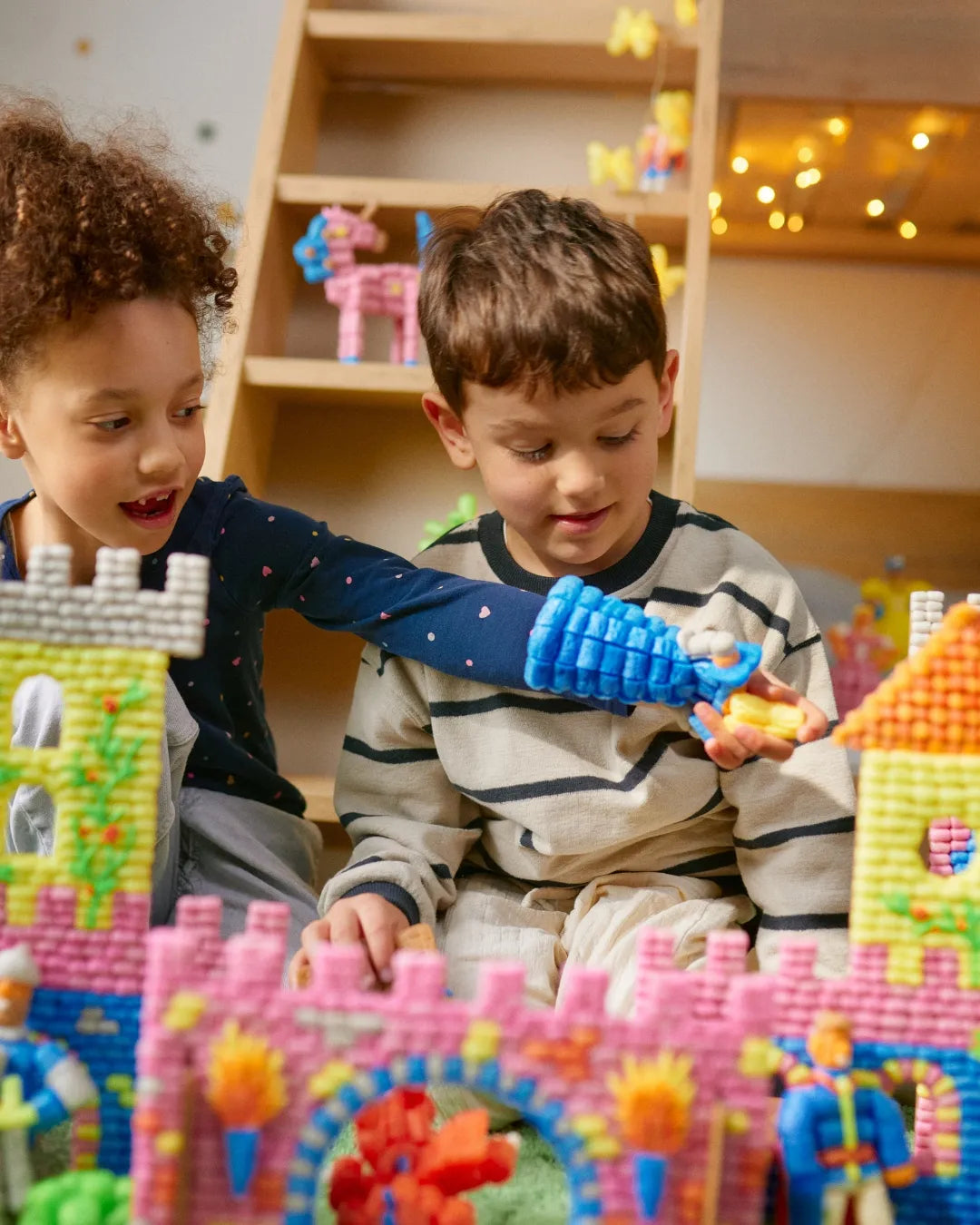 Playmaïs Mosaic Castle jeu de construction château maïs