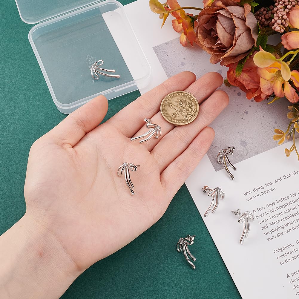 BENECREAT Tiges Boucles d'Oreilles Laiton Plaqué Or 18 Carats DIY