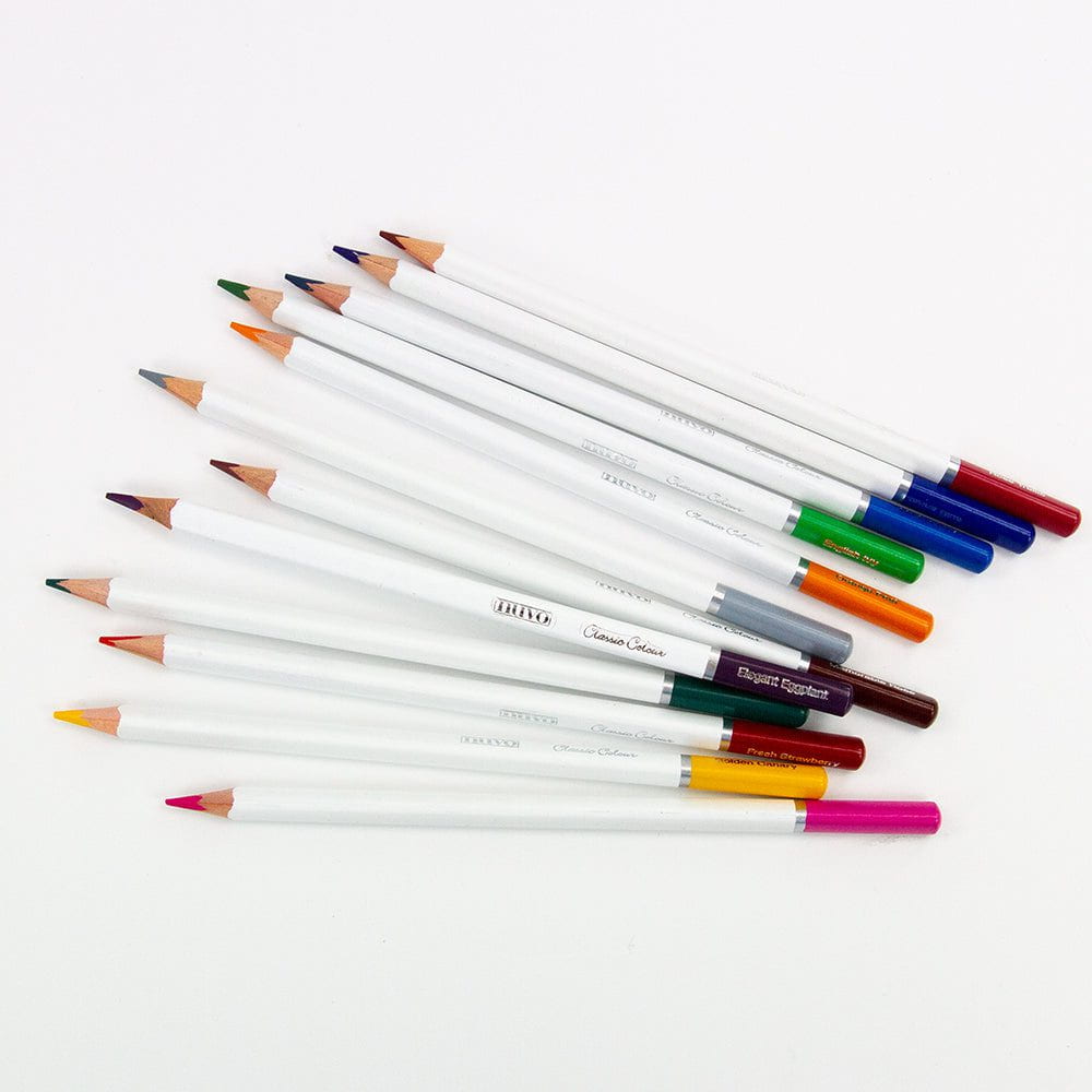 Nuvo Classic Crayons Couleur Cire Lot 12 Triangle