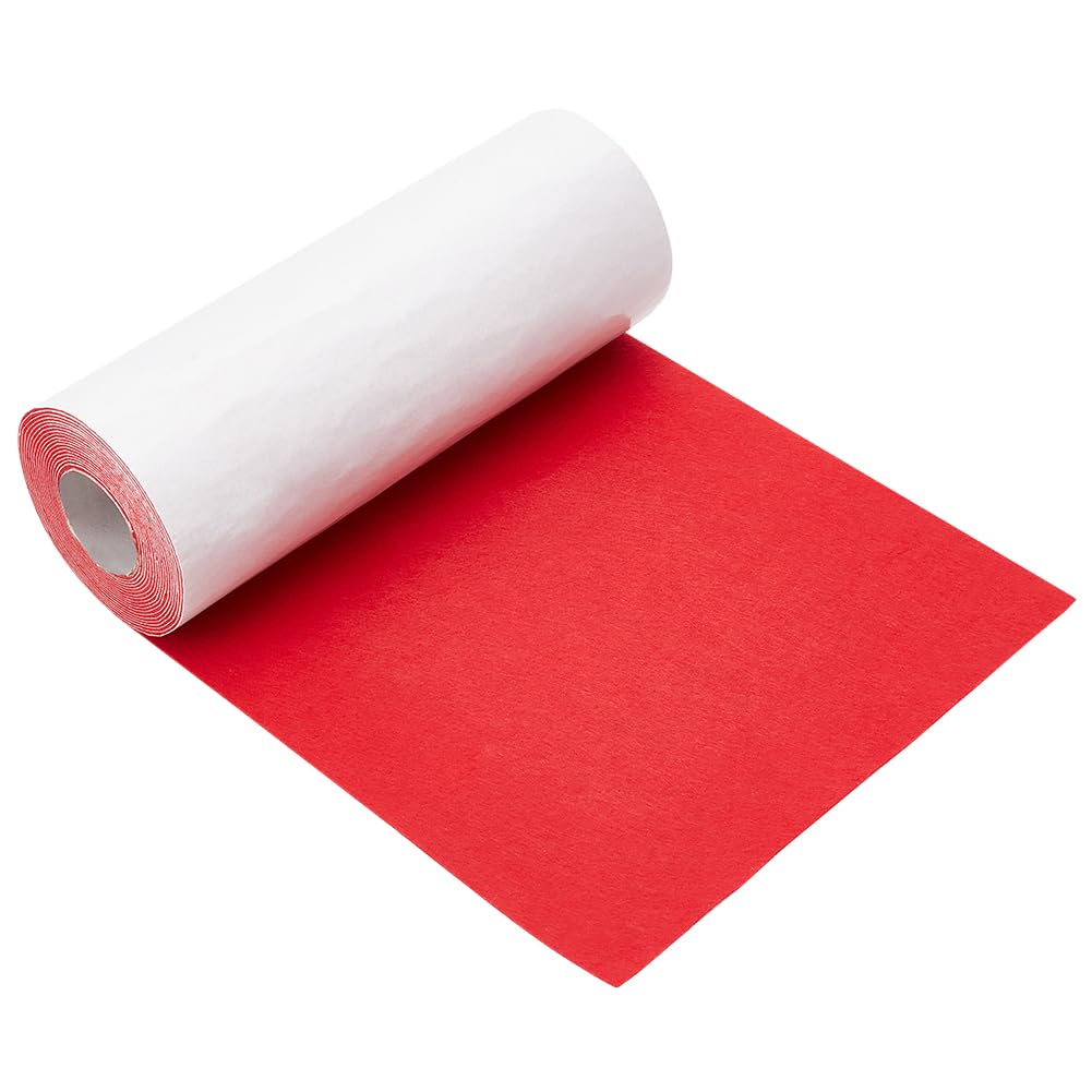 BENECREAT Feutrine Autocollante Noire 25cm x 4m 1mm