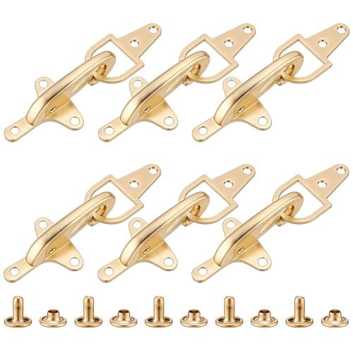 BENECREAT Fermoir Boucle Métallique Doré Manteau 95mm Lot de 6
