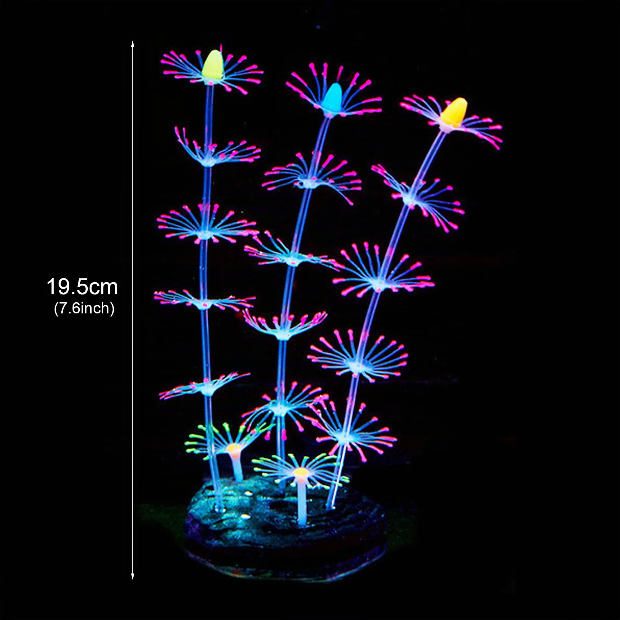 Cayway décor aquarium silicone style 4 lot 4 corail