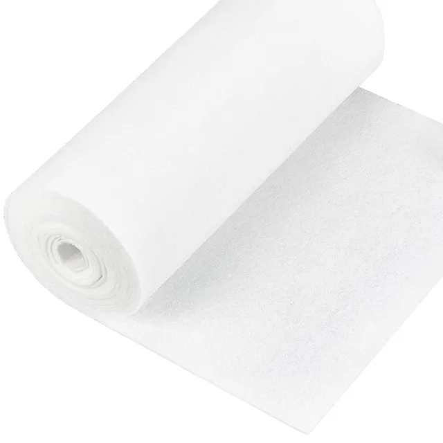 BENECREAT Feutre Tissu Rouleau 3m x 24cm 2mm Blanc