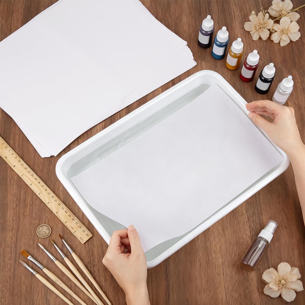 BENECREAT Papier Marbré Blanc 395x276 mm x200