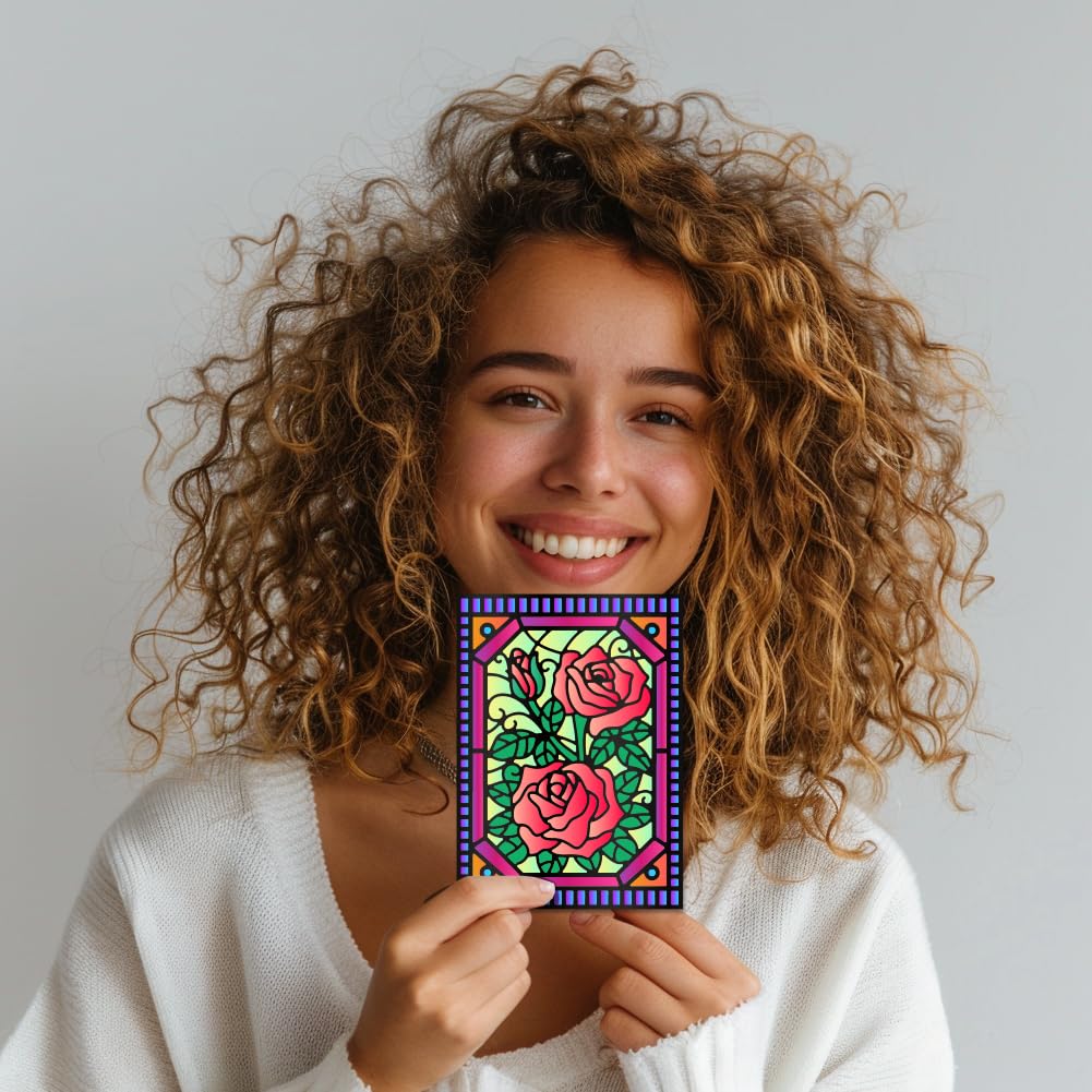 BENECREAT Cadre Fenêtre matrice de découpe vintage rose