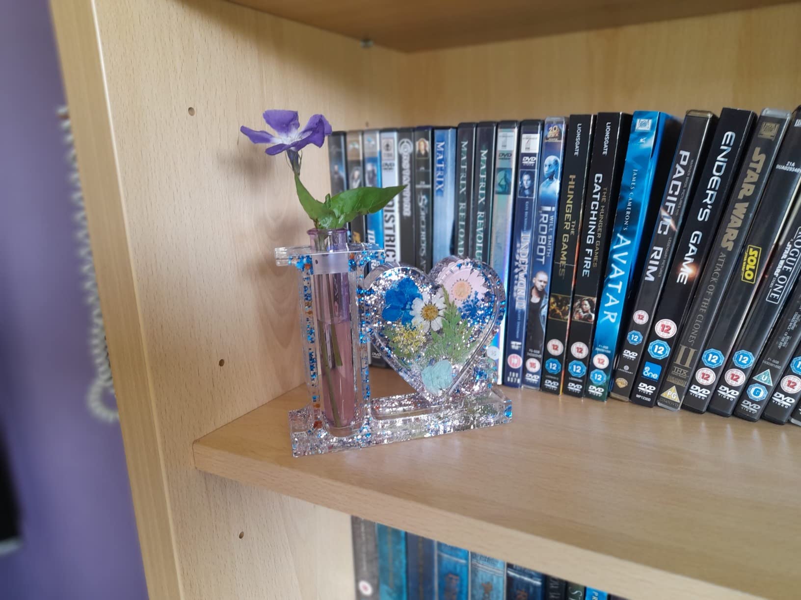 Cayway Moule Résine Vase Cadre Photo 13,6 cm + 3 Tubes