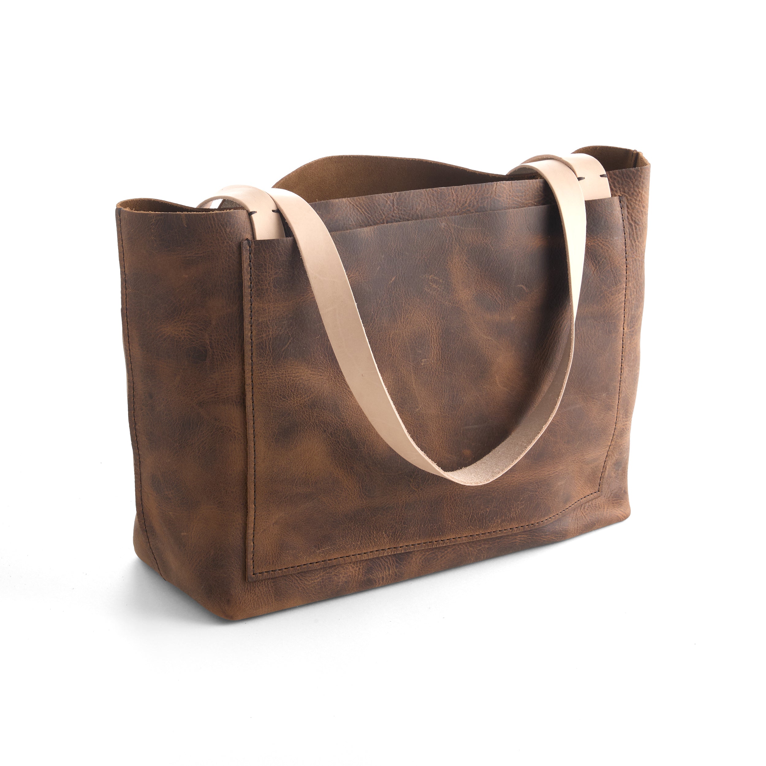 Tandy Leather Folsom kit cabas cuir caramel clair