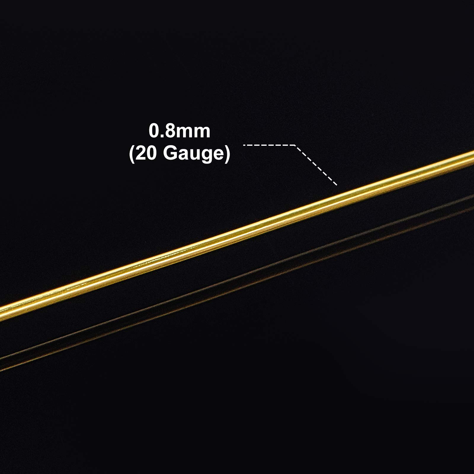 BENECREAT fil cuivre doré 0,8 mm 30 m