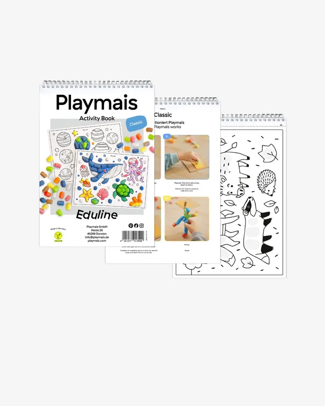 Playmais Eduline Classic Activity Book livre 40 pages école
