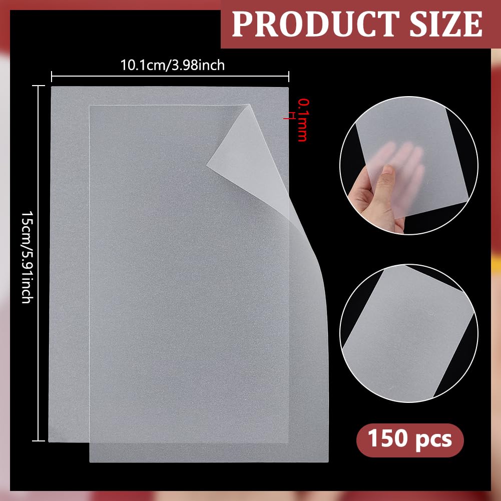BENECREAT Papier vélin blanc 150x101mm 150 feuilles calque