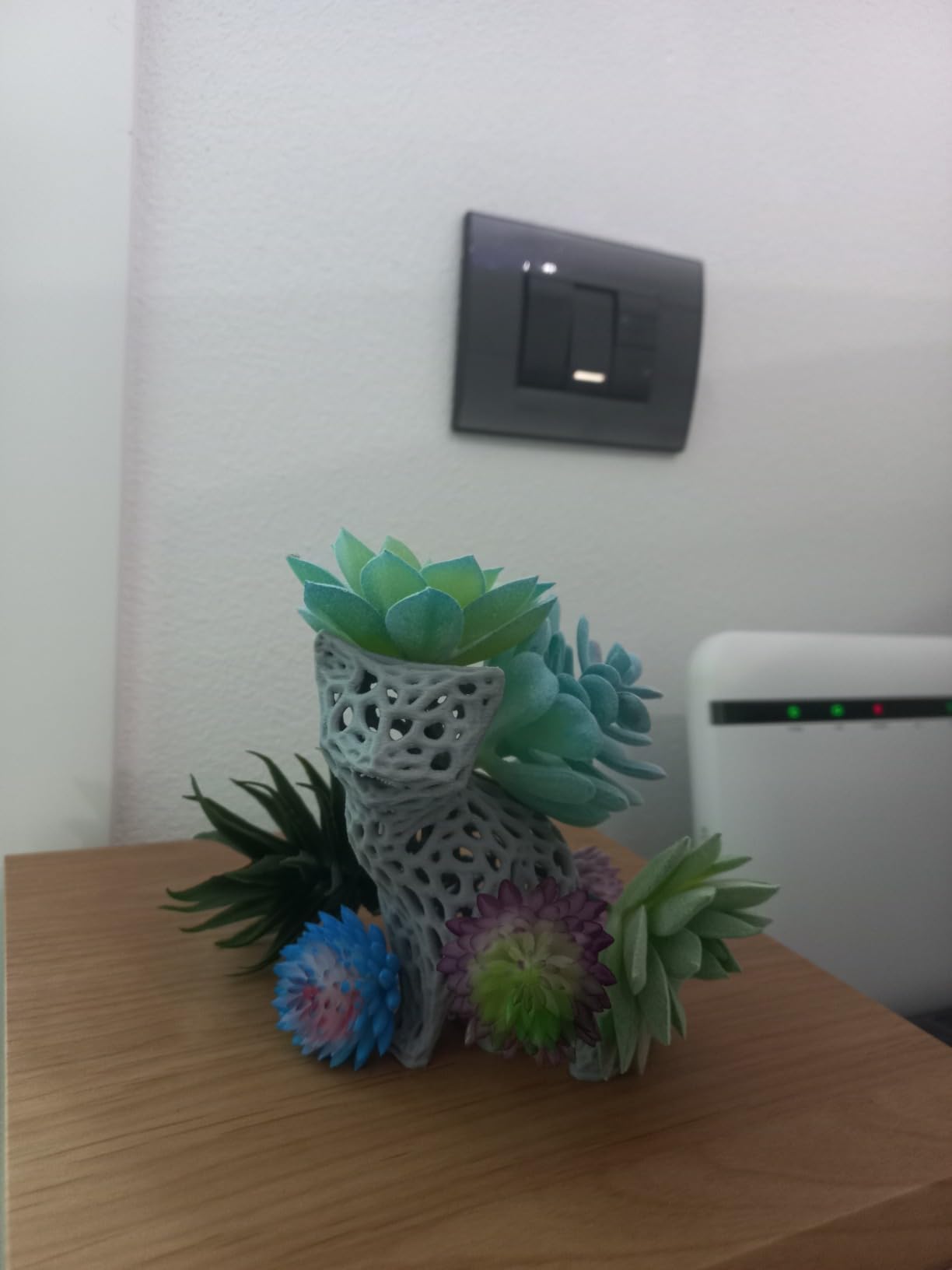 Cayway plantes succulentes artificielles Style 11 bleu 21 pcs