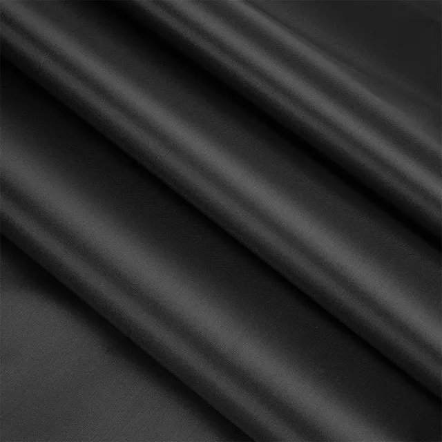 BENECREAT Tissu Polyester Imperméable Noir 1,5m x 4m
