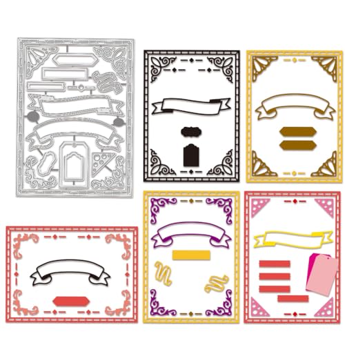 BENECREAT cadre carré dies scrapbooking bordure vintage