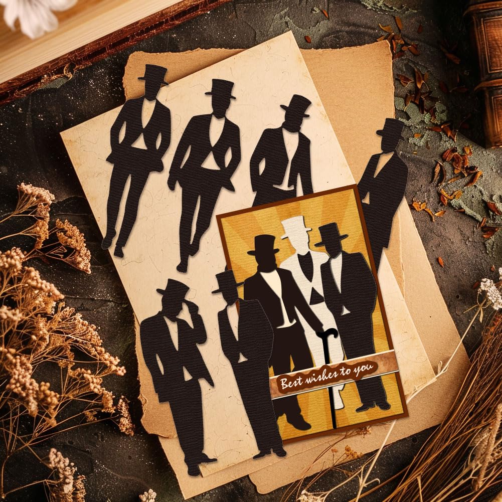 BENECREAT Matrices Découpe Gentleman dies 6 motifs homme