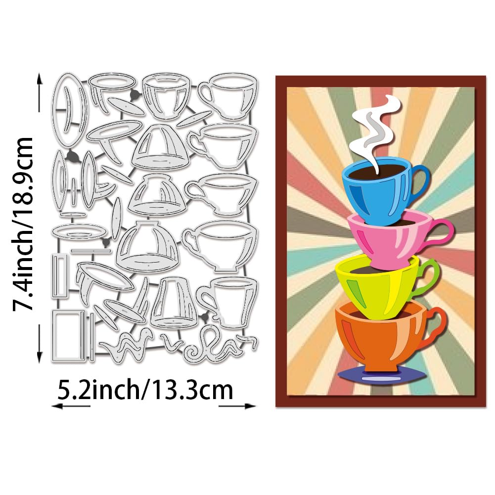 BENECREAT matrice de découpe tasse à café 189x133mm acier
